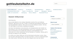 Desktop Screenshot of gottleubatalbahn.de